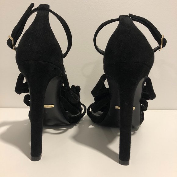 Roberto Cavalli Althea Suede Sandals - Picture 3 of 7